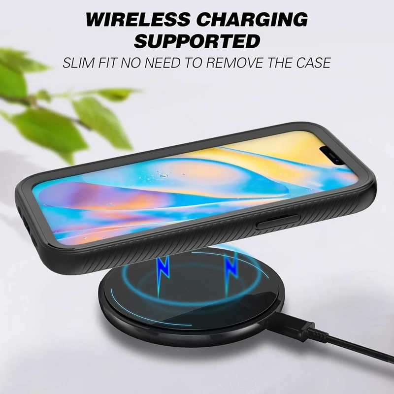 

Dual Layer Full Body 360 Protective Phone Case Cover Skin Protector for -iPhone 12 Mini / 12 Pro / 12 Pro Max