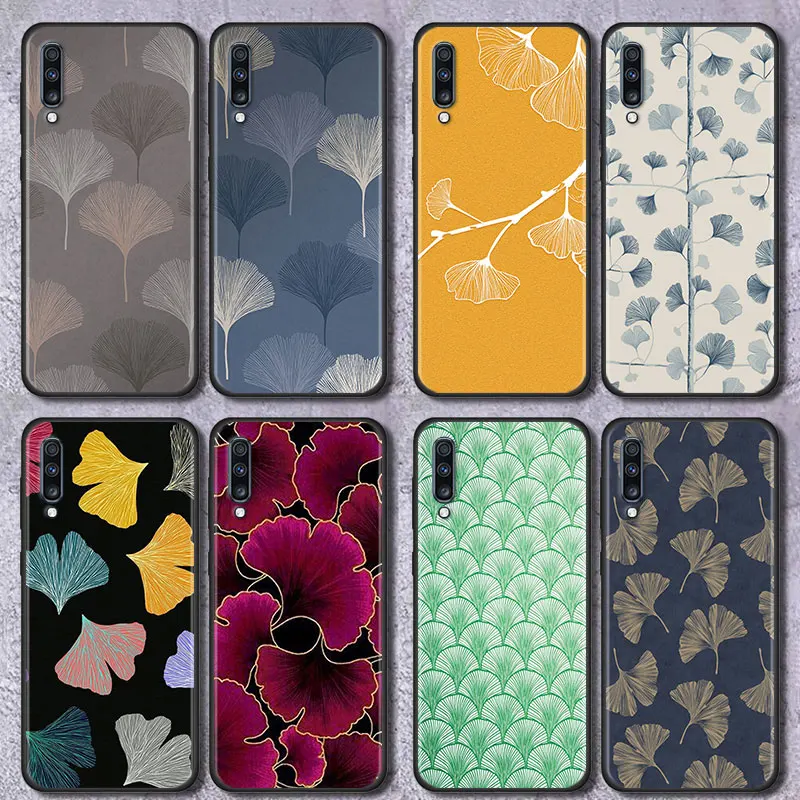 

Gingko Flower Luxury Bag For Samsung Galaxy A21S A51 A71 A41 A11 Case Phone Cover Soft For Samsung A01 A31 Shell Fundas Coque