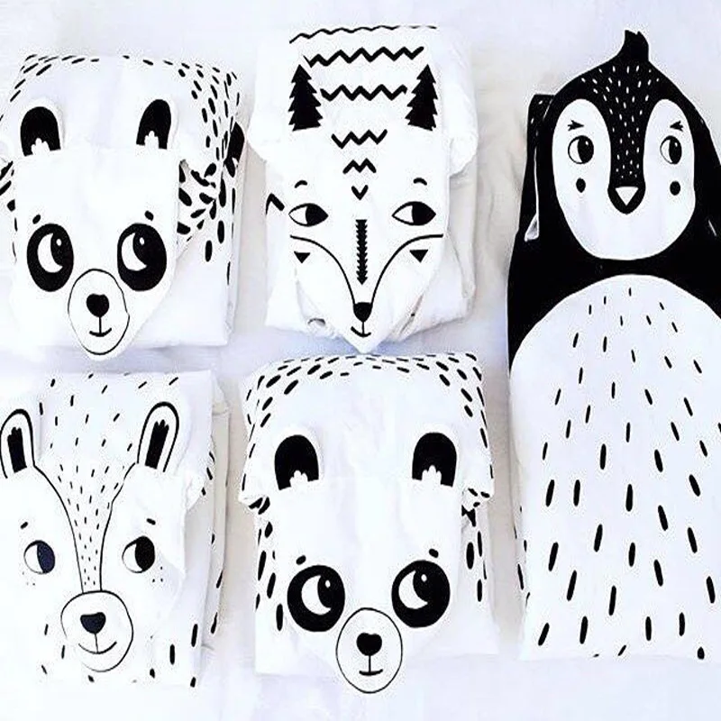 2018 Мультяшные Животные тигр/пингвин/полярный медведь/Слон/панда/лиса детские