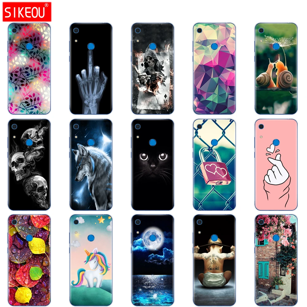 Силиконовый чехол для huawei Y6s телефона 6 09 дюйма прозрачная задняя крышка защитный