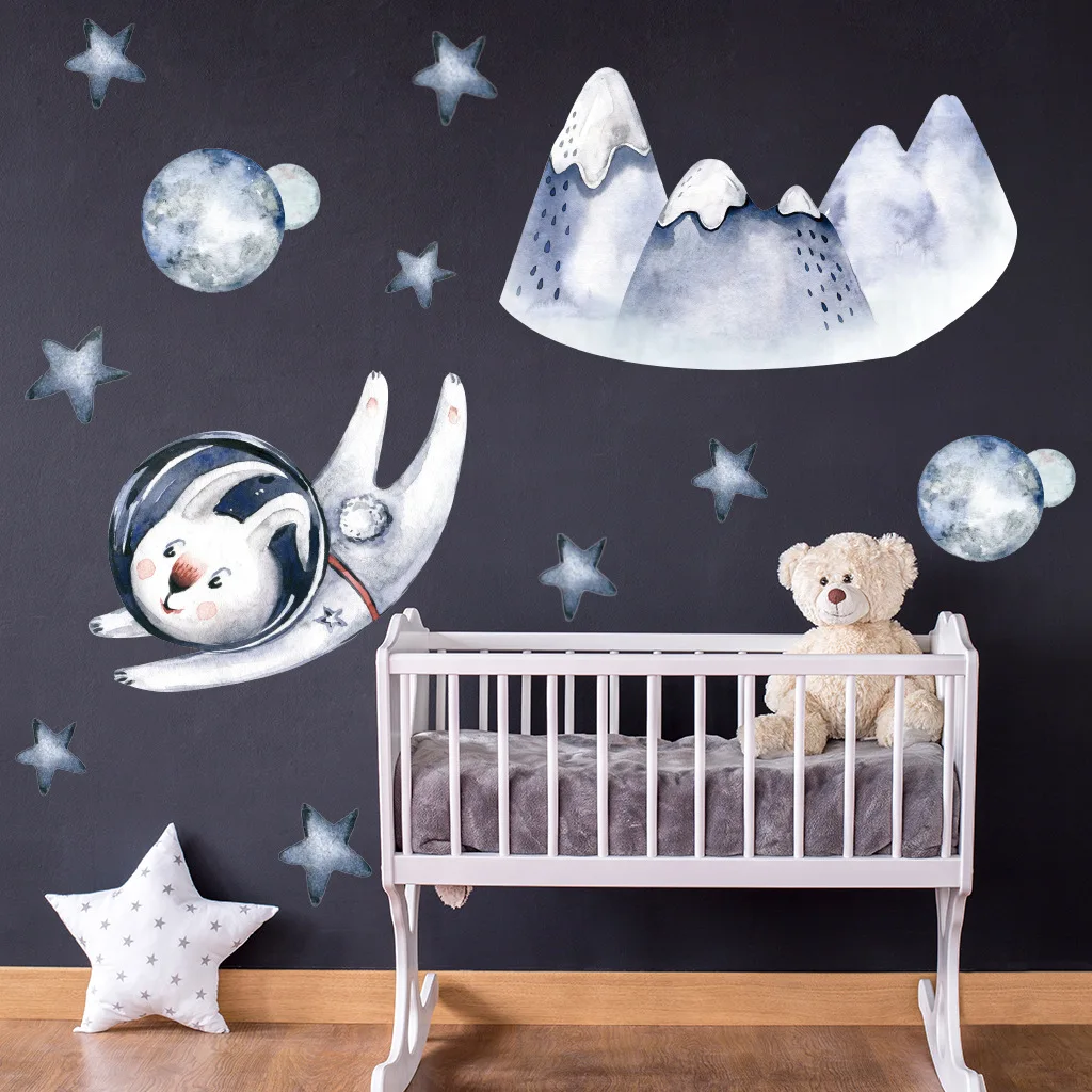 

Cartoon Kids Room Wall Stickers Removable Self Adhesive Film Wall Decal Waterproof Wallpaper For Home Decoration Accessories