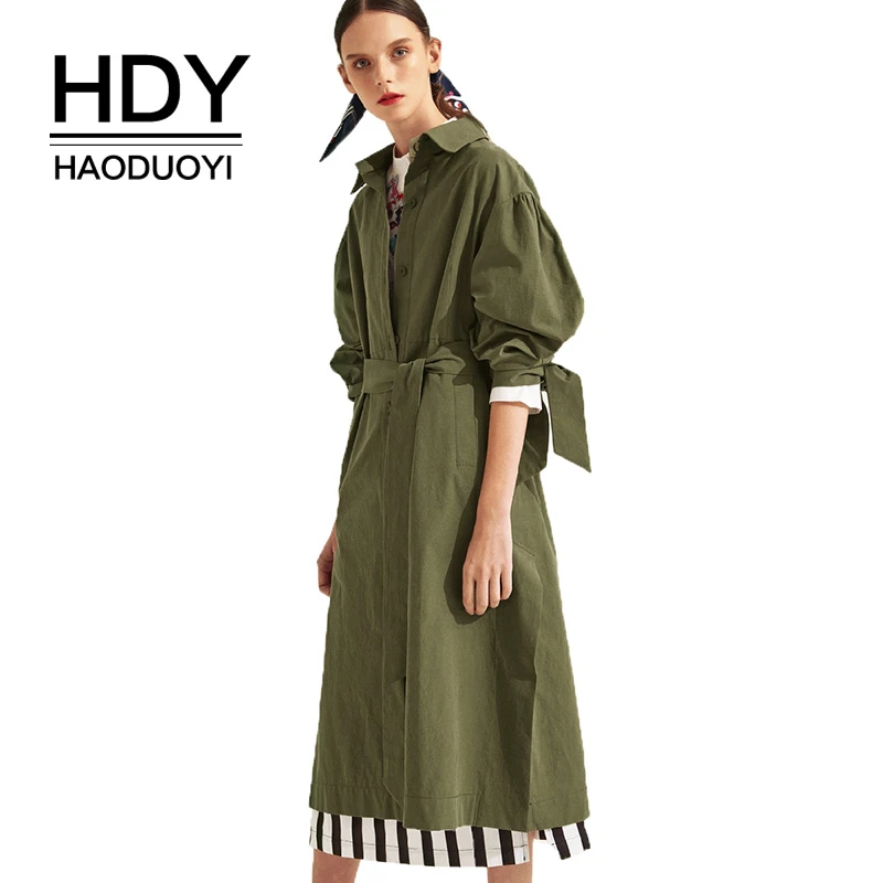HDY Haoduoyi/Женская Осенняя Базовая однотонная Повседневная куртка с длинными