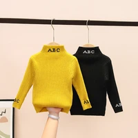 girl wool sweater underwear tops%c2%a02021 letters thicken warm winter autumn knitting pullover outdoor kids baby%c2%a0children clothing