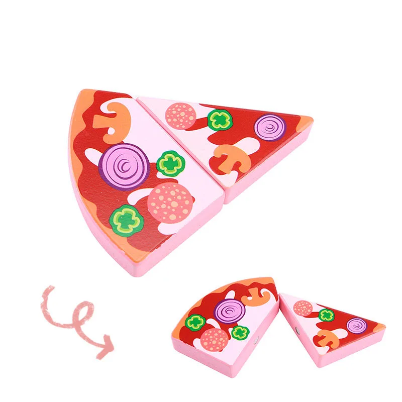 Деревянная игрушка Woo кухонная еда хлеб гамбургеры Детские ролевые игры