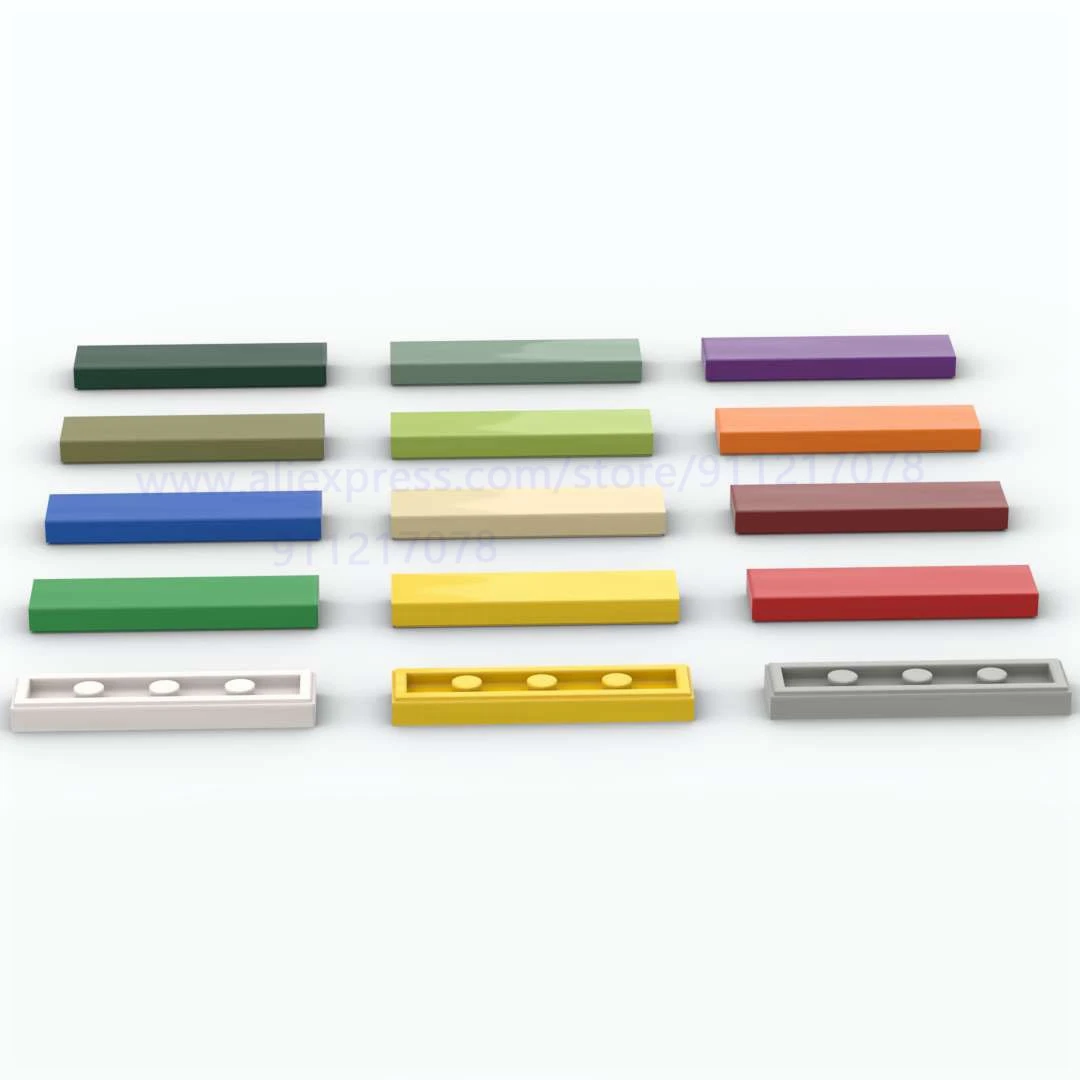 

100pcs Bricks Smooth 1x4 Dots Building Block diy Toys Assembles Particles moc Educational Creatives Children Toys Gift 2431