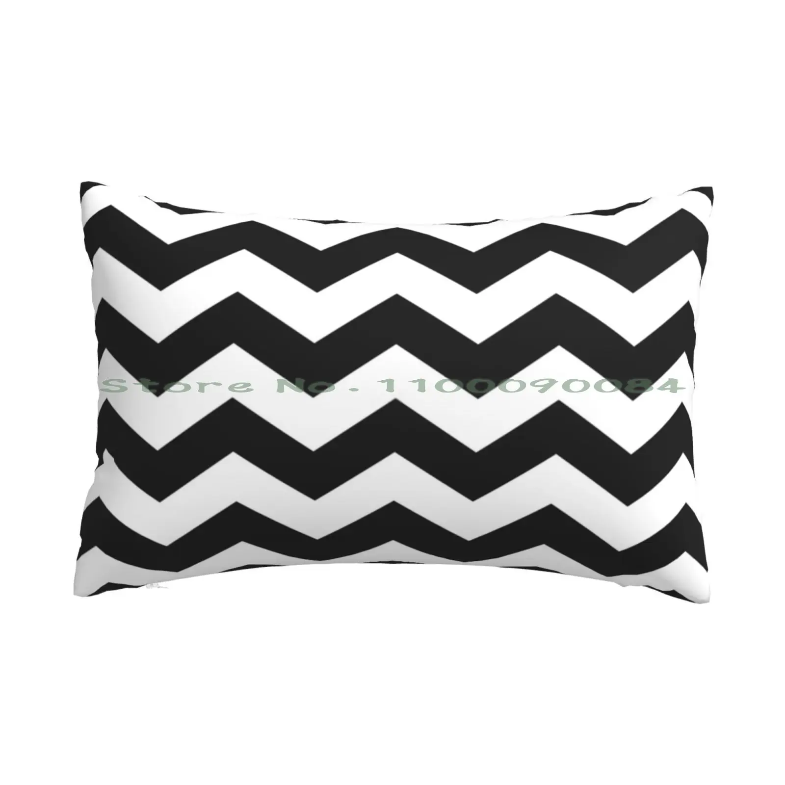 

Black And White Zigzag Pillow Case 20x30 50*75 Sofa Bedroom Zigzag Pattern Pattern Geometric Pattern Geometrical Pattern Modern