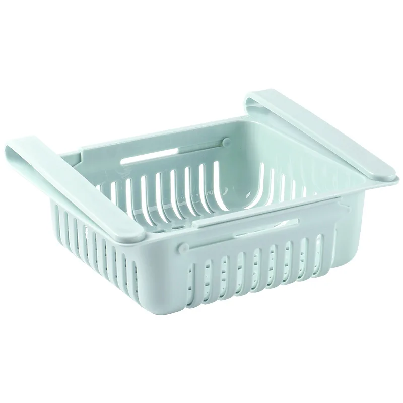 

Kitchen Adjustable Stretchable Refrigerator Organizer Drawer Basket Refrigerator Drawers Vegetable Storage Rack C8C080B06