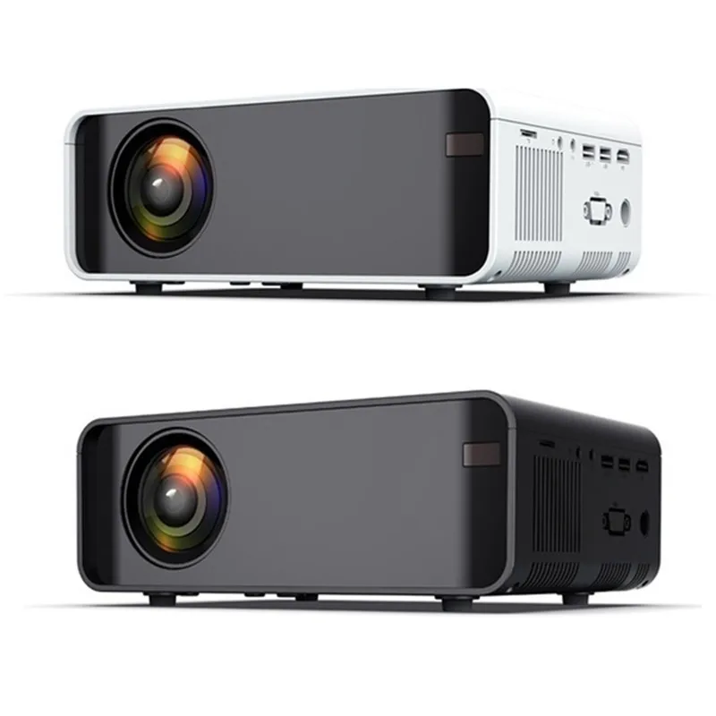 W80 HD home projector HDMI/AV/USB/SD/VGA support Dolby sound cable /wireless same screen version Projector for Home Cinema | Компьютеры и