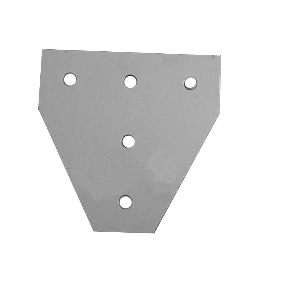 2 шт./лот 5 отверстий черная/Серебристая пластина для соединения угловой