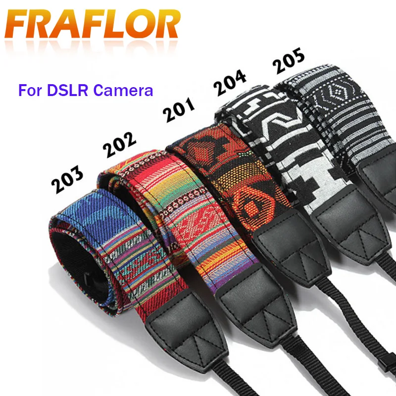 Национальная ветрозащитная камера плечевой ремень для камеры мягкий SLR DSLR