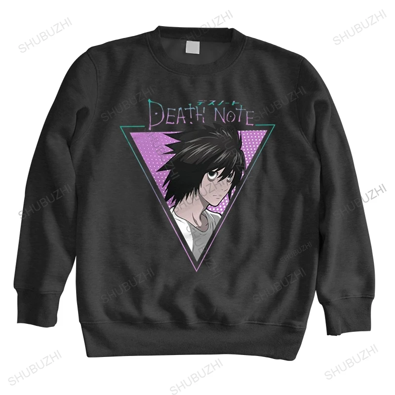 

Fashion L Death Note sweatshirts Men Japan Manga Anime hoodies Casual sweatshirt Cotton Oversized hoodie Merchandise Gift