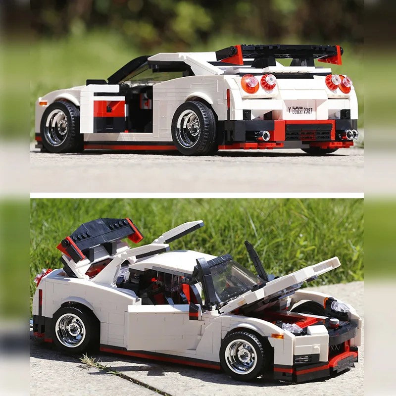 

Mould King Creative Series Technic Nismo Nissan GTR R35 Speed Racing Sport Car Model Building Blocks Bricks 13104 Toys