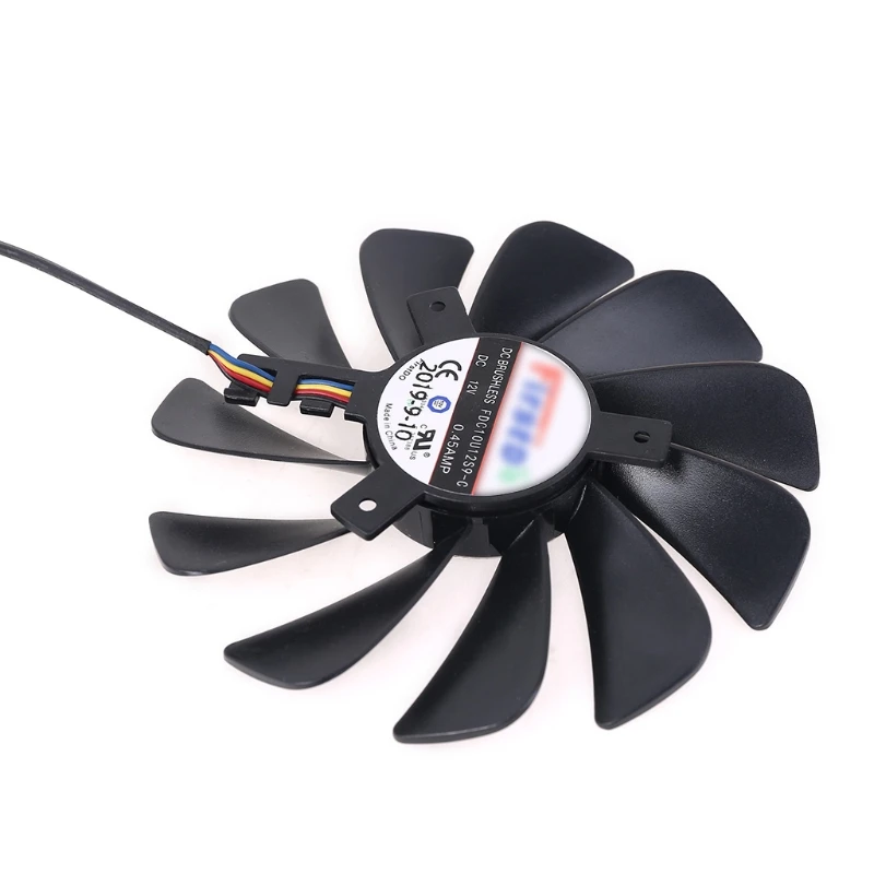 2 шт./компл. 95 мм FDC10U12S9-C RX5700 XT графического процессора вентилятор для XFX RX 5600 5700