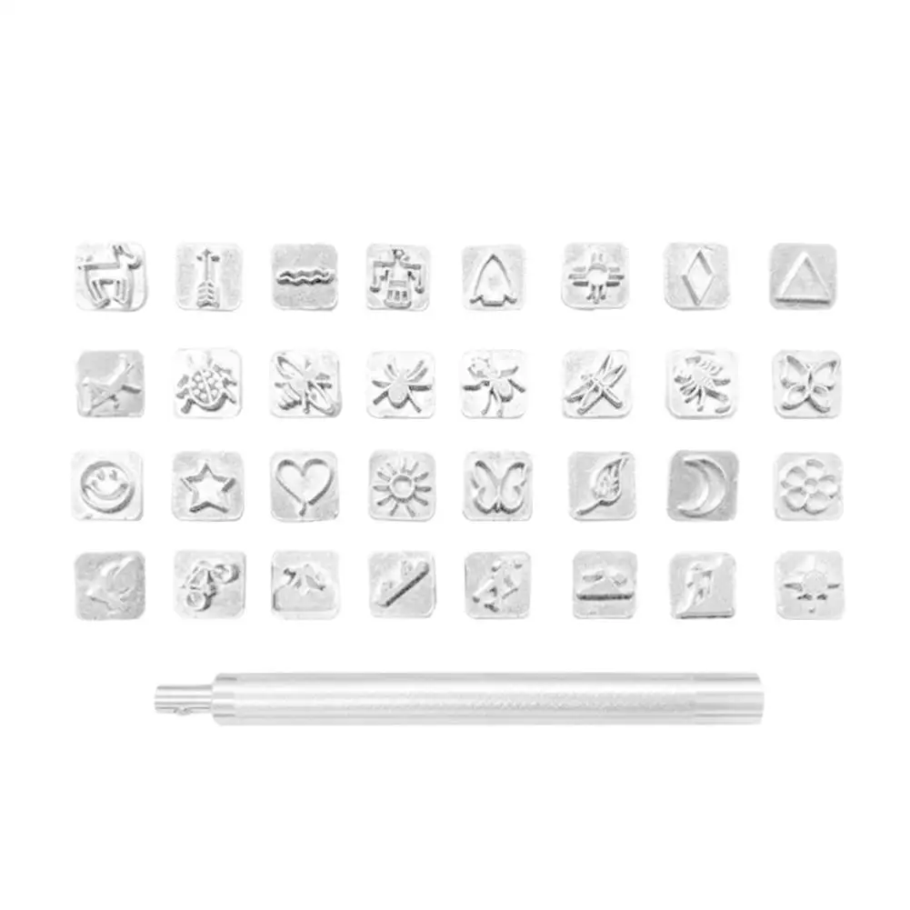 Инструменты для печати кожи штамповка ручной работы из сплава буквы сделай сам