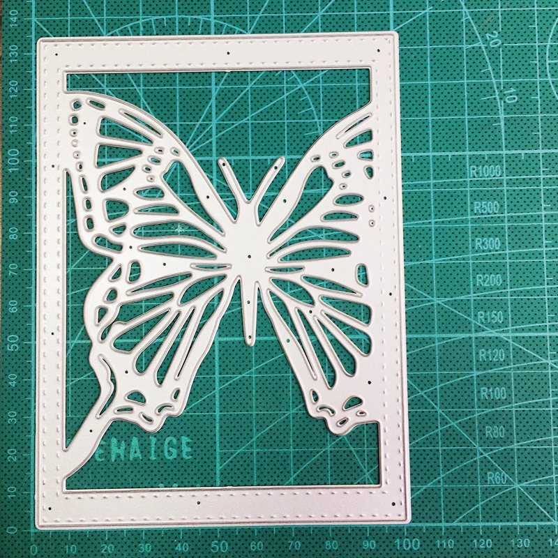 Металлические Вырубные штампы для рукоделия высечка большая кружевная бабочка