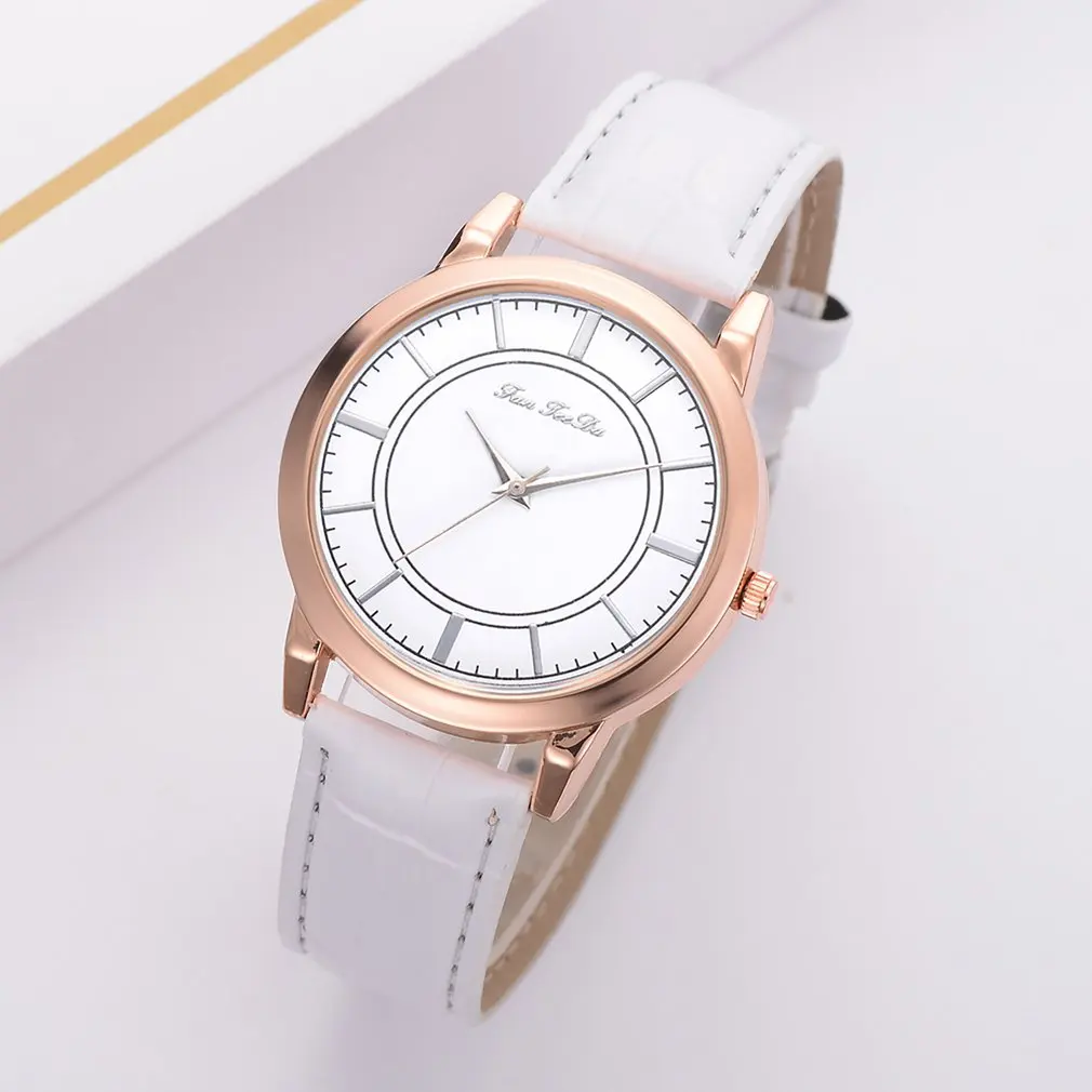 Классический Высокоточный женский ремешок повседневные Кварцевые аналоговые