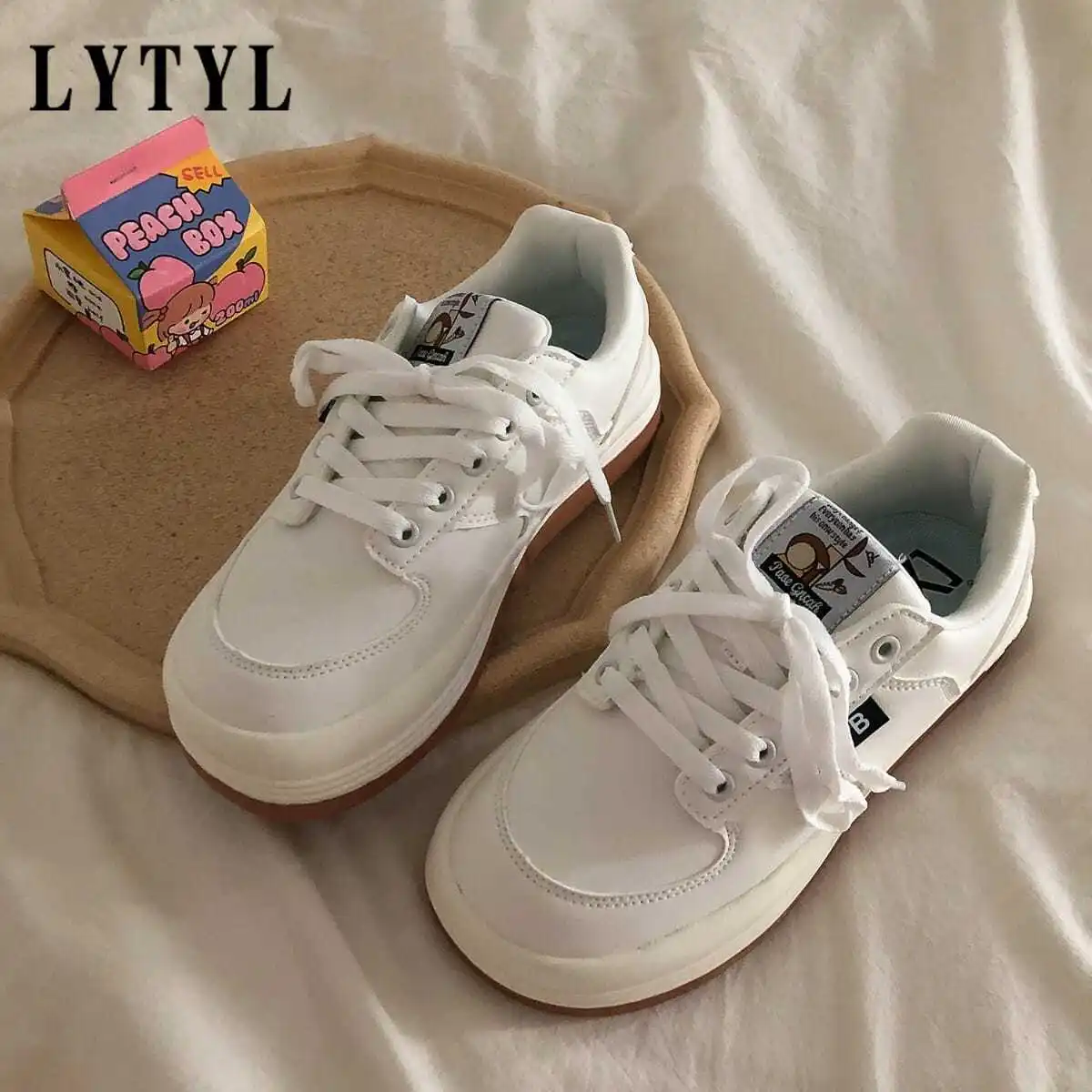 

Women's Sneakers Lolita Shoes Sports Kawaii Vintage Round Head Casual Platform Girls Boots Female B20-831
