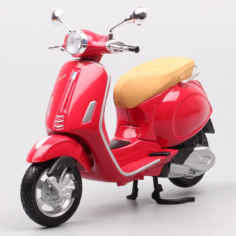 Детский скутер 1/12 Maisto Pi­ag­gio vespa Primavera 150 игрушечный мотоцикл весы литые модели