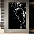 Абстрактная Картина на холсте с изображением сексуальных мужчин и женщин, плакаты и принты обнаженных влюбленных, настенные картины для гостиной, домашний декор без рамки