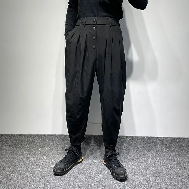 Men Harun Pants Turnip Pants Spring And Autumn New Yamamoto Style Dark Casual Simple Versatile Loose Large Size Pants