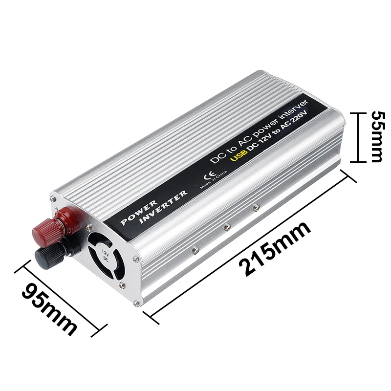 KROAK 4000 Вт DC 12 В к AC 220 В USB автомобильный инвертор зарядное устройство конвертер адаптер DC 12 к AC 220 модифицированный синусоидальный волновой трансформатор