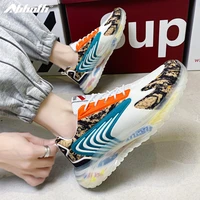 abhoth men shoes light mesh breathable lace up casual shoes outdoor walking hard wearing popcorn sole men sneakers zapatillas