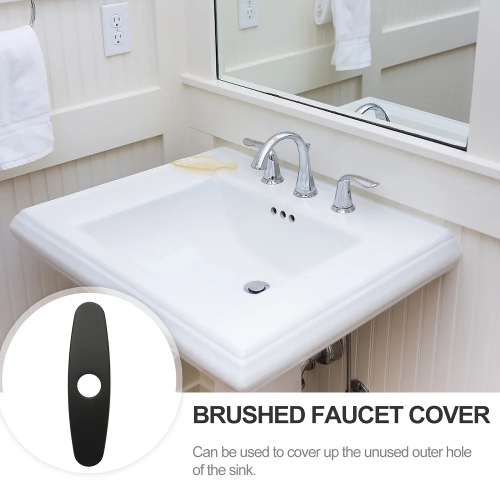 

10 Inch Stainless Steel Sink Plate Escutcheon Plate Vessel Vanity Base
