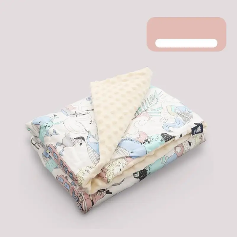 Мультяшное животное детское одеяло хлопковое теплое фланелевое супер мягкие