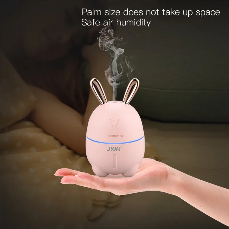 Ультразвуковой мини увлажнитель воздуха 300 мл аромадиффузор эфирного масла для