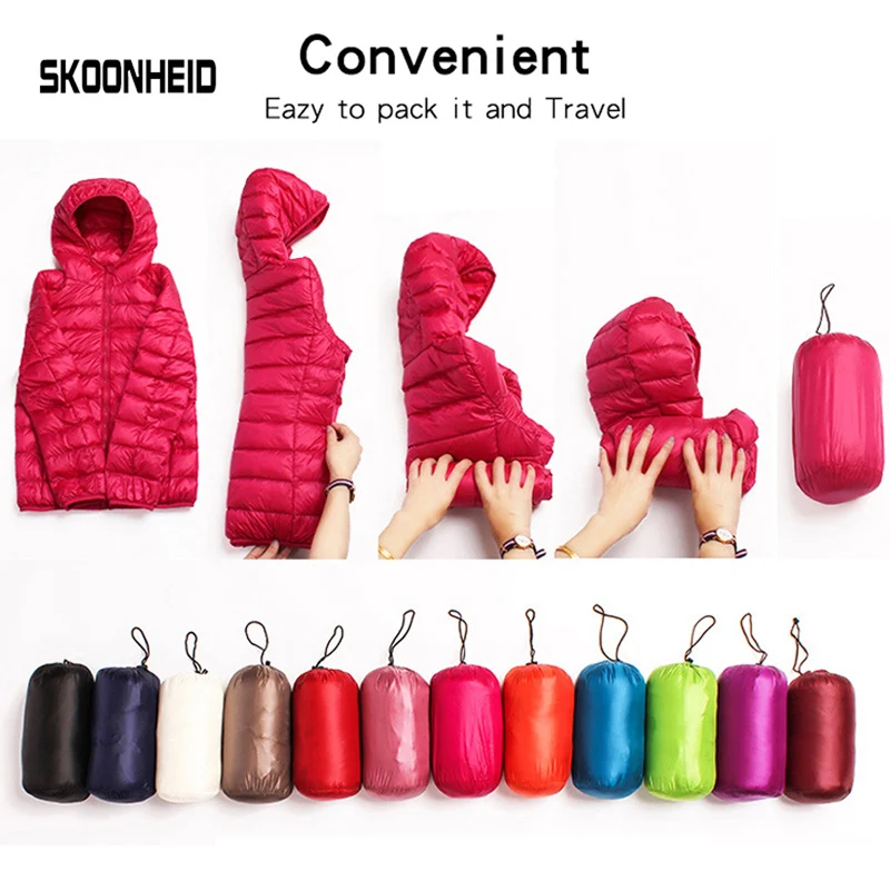 Новый осень зима женские Парка на пуху теплая куртка пуховик светильник мягкие