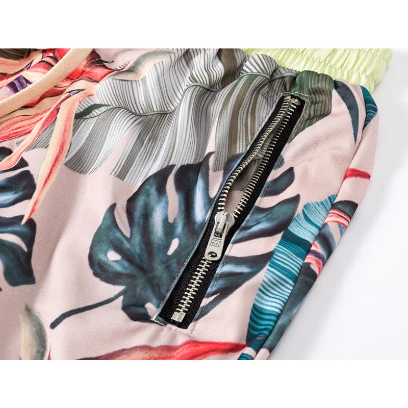 American Famous High Street Brand Kanye SEASON5 Hawaii Summer Men's Shorts Oversized Streetwear Beach Pants Men Clothing | Мужская