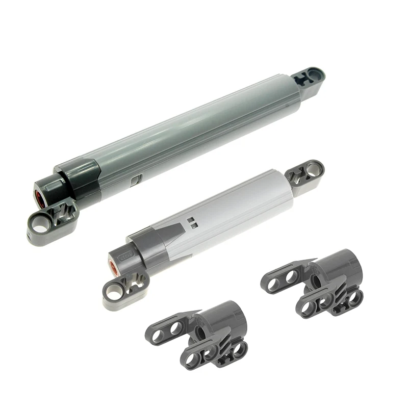 

High-Tech Steering Special Parts 61904 High-Tech Linear Actuator Dark Bluish Gray Ends Long 15L MOC Building Blocks Bricks Toys