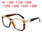 Мультифокальные Прогрессивные очки для чтения для женщин больших размеров, увеличивающие очки модные оправы очков с защитой от УФ-светильник дальнозоркостью NX