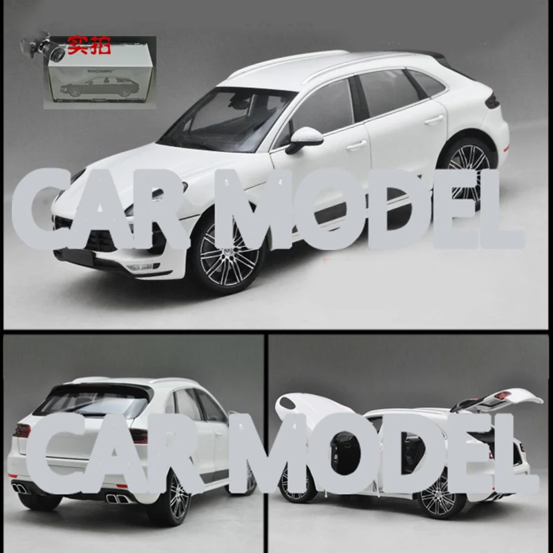 Игрушечные машинки из сплава в масштабе 1:18 minichamp Cayenne MACAN TURBO модель автомобиля SUV