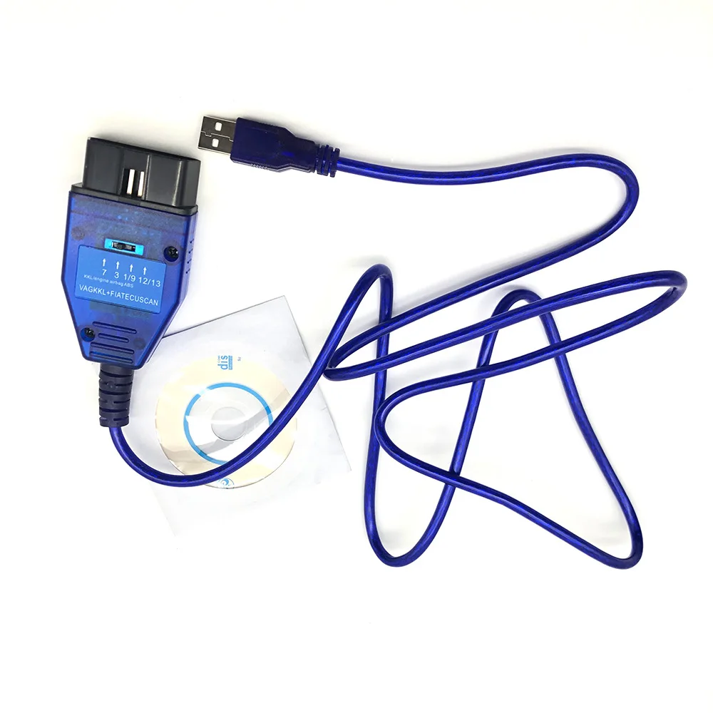 FTDI FT232RL чип Автомобильный Obd2 Диагностический кабель для VAG USB Fiat интерфейс