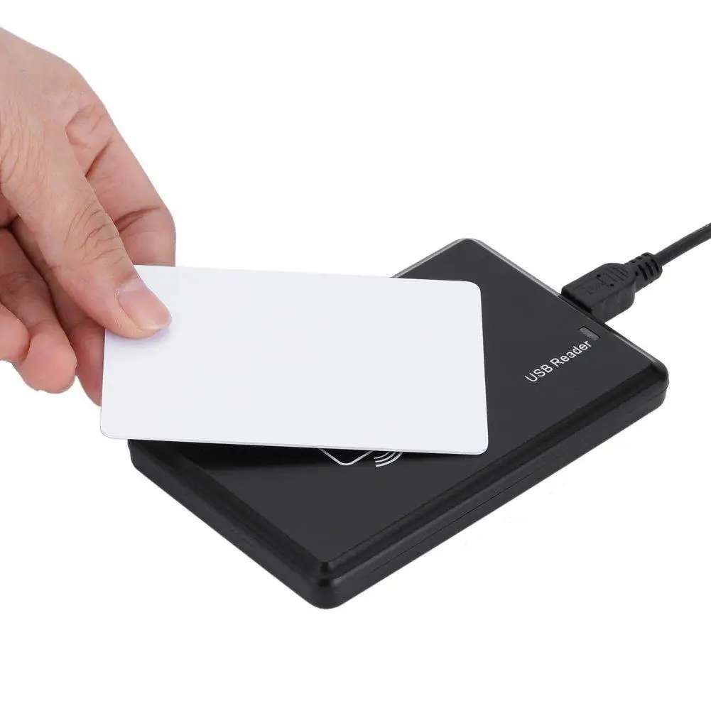 125khz RFID ID EM Card Reader Writer Copier Duplicator With 5 Key Tag Kit Portable Size |