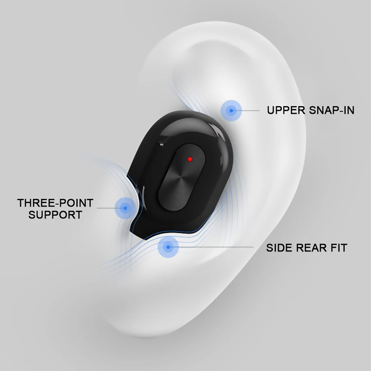 N9 TWS портативная беспроводная bluetooth-гарнитура с подвесной линией стерео объемные