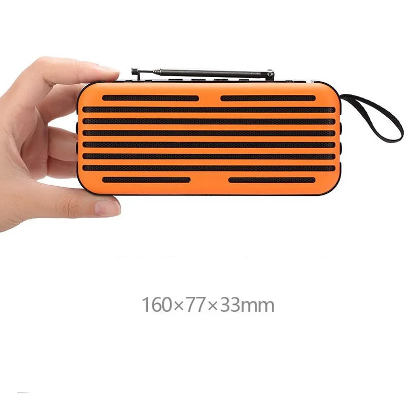 Мини Портативный уличный Bluetooth динамик с солнечной зарядкой светодиодный