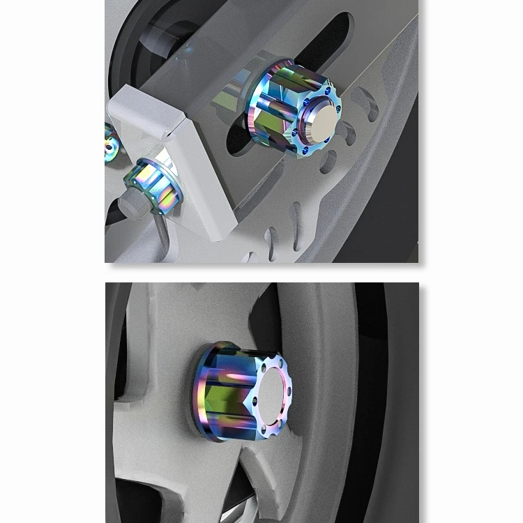 Титановая гайка для мотоцикла Gr5/TC4 M6 M8 M10 M12 M14 Шаг 1 0 ММ 25 мм 5 Honda Yamaha Kawasaki Suzuki 2 шт. |