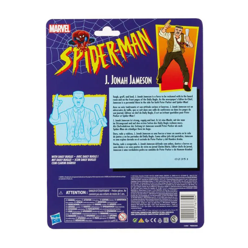 

Original Hasbro Marvel Legends Series Comics Spider-Man Jonah Jameson Collection Anime Action Figures Model Gift Adult Kids Toys