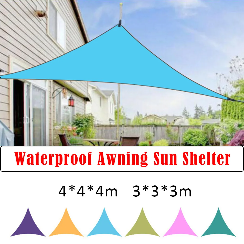 

Waterproof Sun Shelter Sunshade Protection Shade Sail Awning Camping Shade Cloth Large For Outdoor Canopy Garden Patio