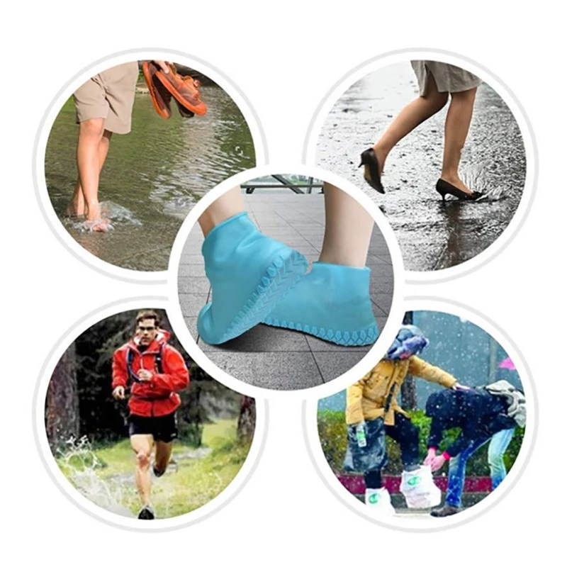 Водонепроницаемые силиконовые чехлы для обуви Overschoenen многократного применения