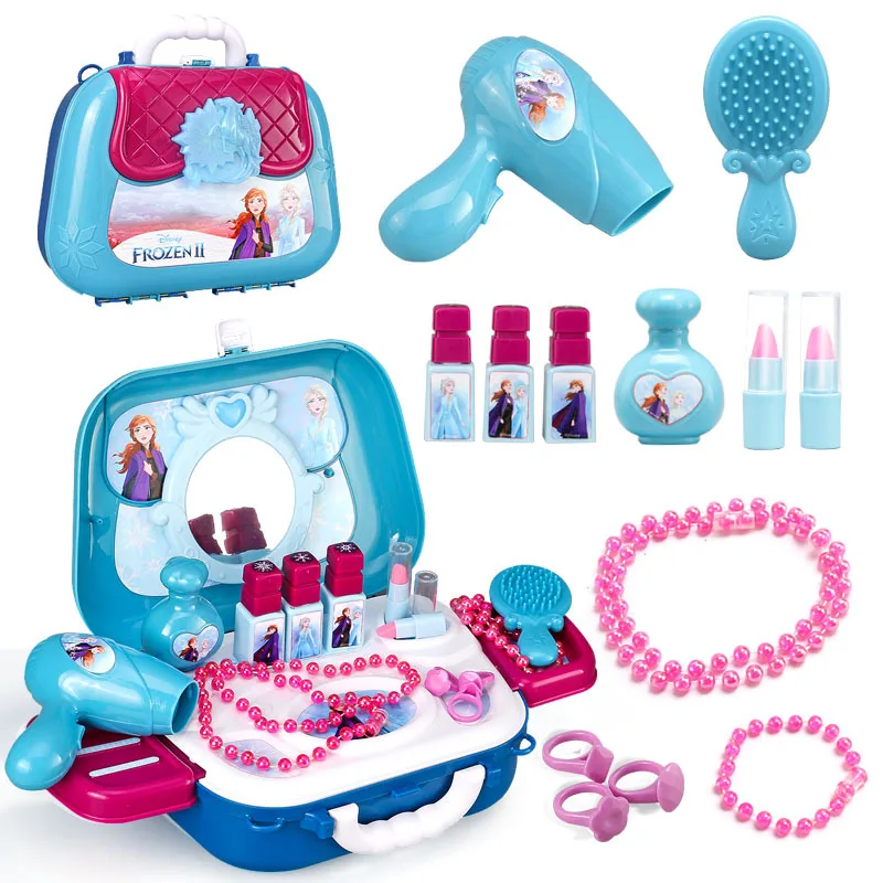 Disney Backpack Toy Genuine Minnie Mickey Frozen 2  Sophia Kitchenware Tools Medical Tools Girl House Makeup Toys