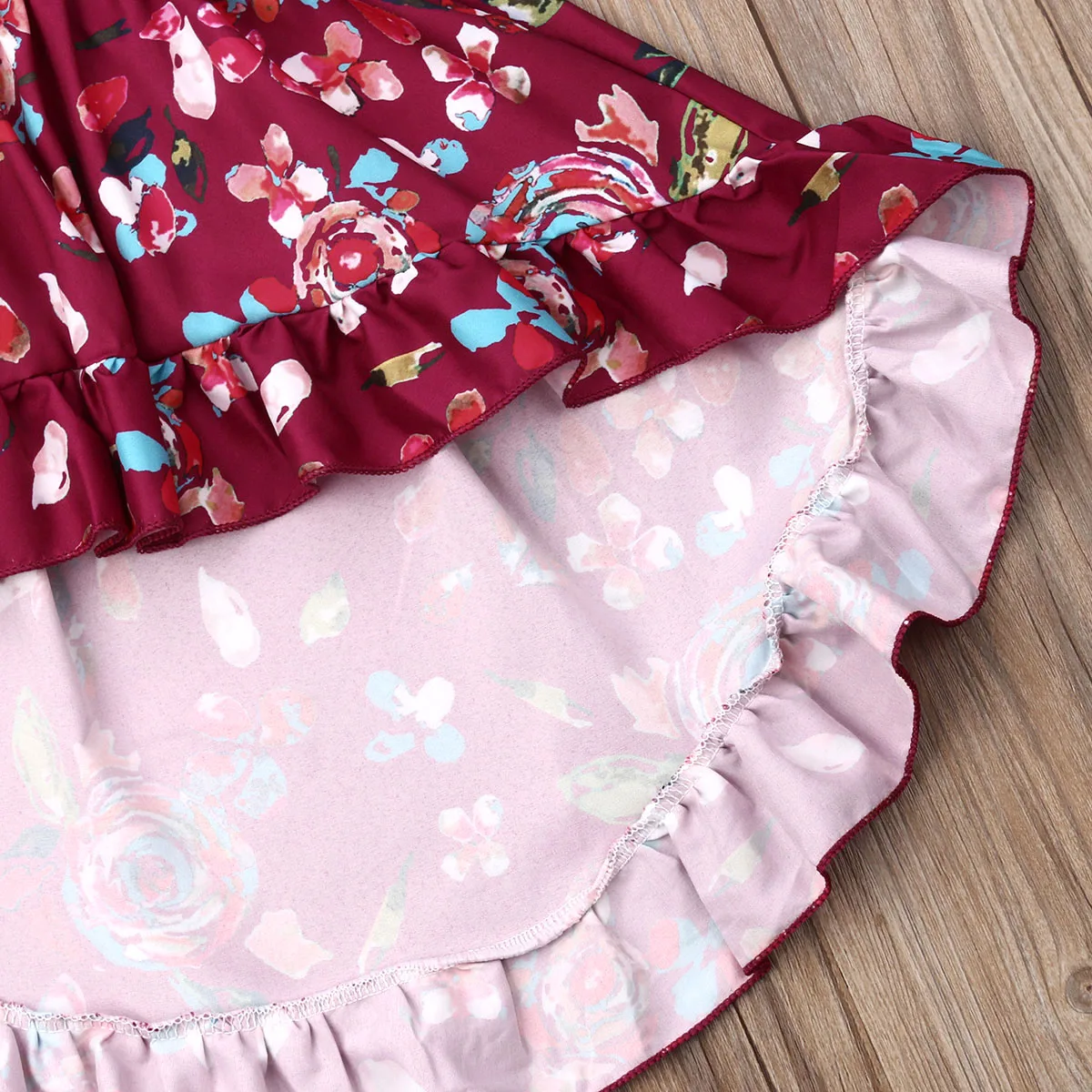 1Pcs Princess Kids Girls Tail Dress Summer Baby Girl Sleeveless Floral Party Toddler Flower Mermaid 6 Months-4 Years | Детская одежда и