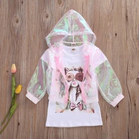 imcute 2 pcs baby girl clothes short sleeve t shirt dress sun protection clothes coat summer outfit