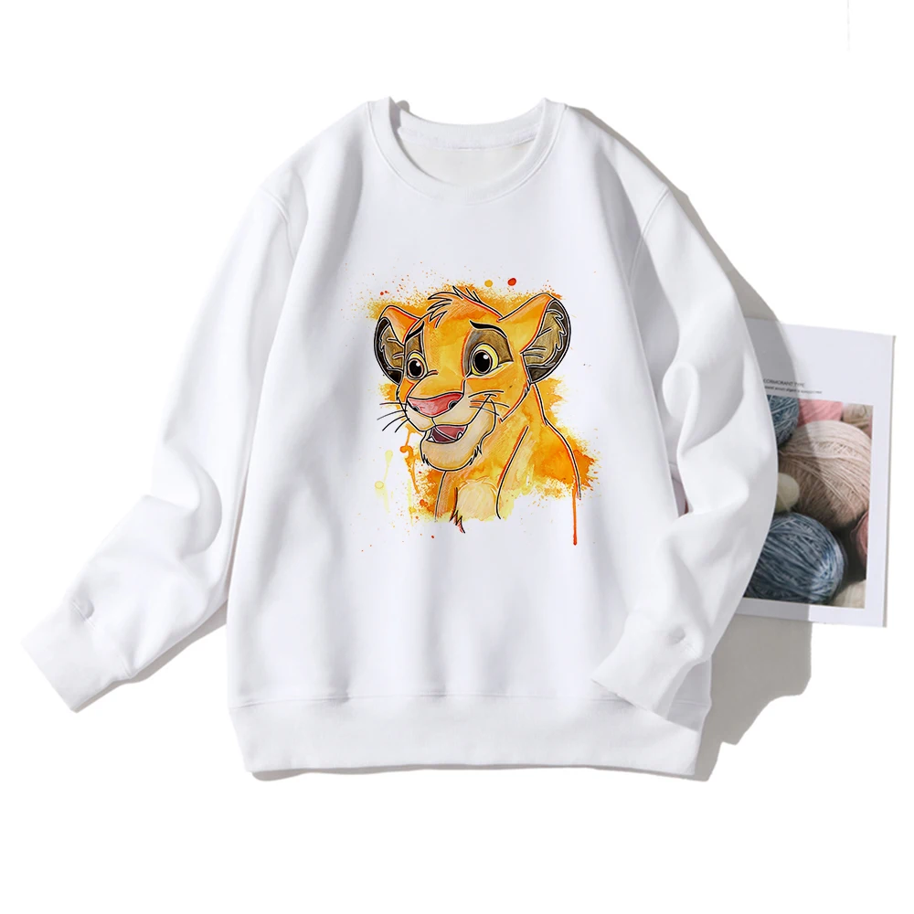 Свитшот Simba Женский модная кофта с капюшоном принтом Дисней Король Лев