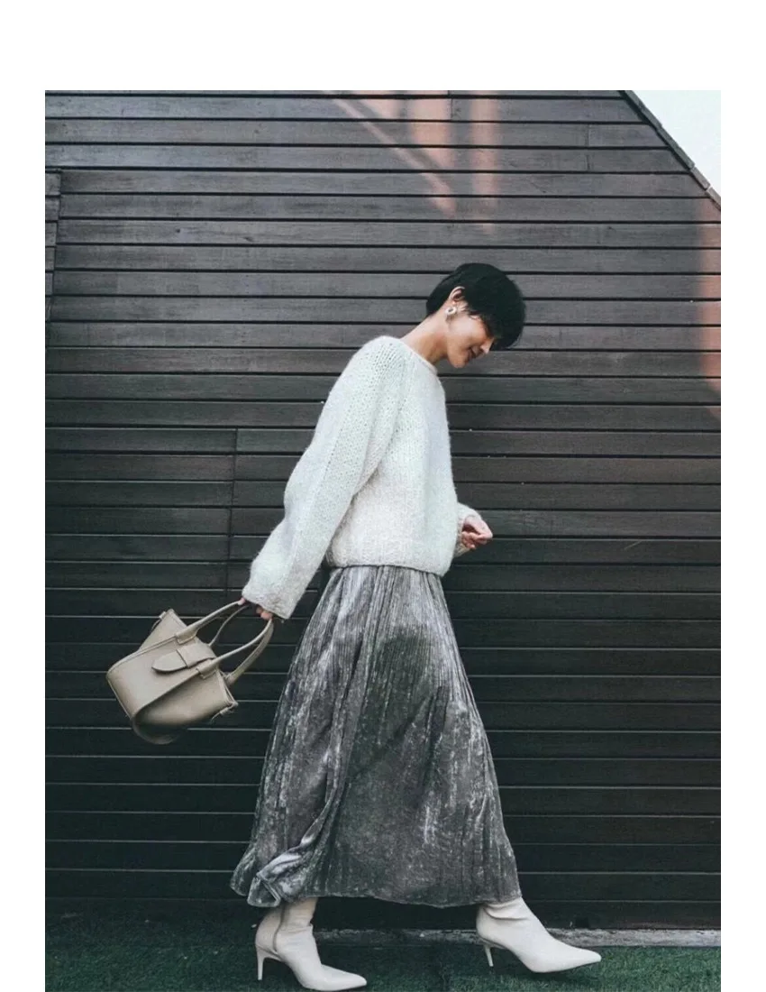 

2021 new style trend fashion personality mini swing high quality simple retro cowhide handbag women