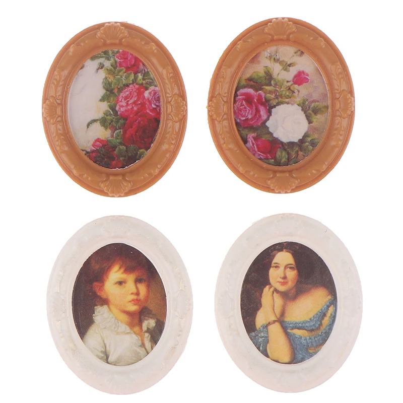 

1:12 Dollhouse Miniature Mini Photo Frame Model Furniture Decorative Doll House Accessories