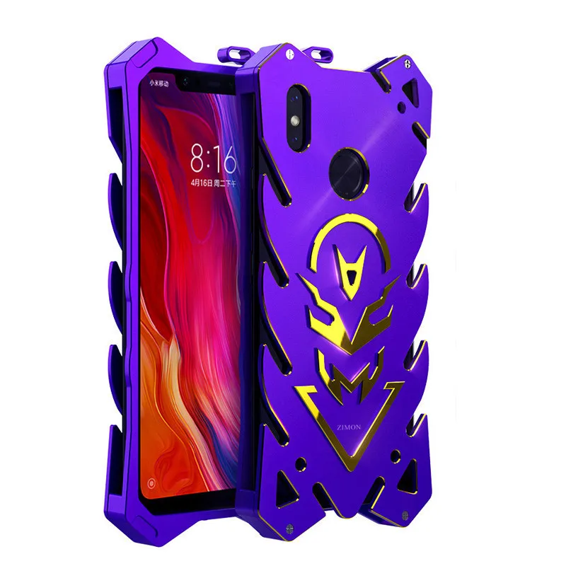 Металлический чехол для Mi 8 Lite Xiaomi противоударный роскошный алюминиевый SE A2 Mix 3 Play