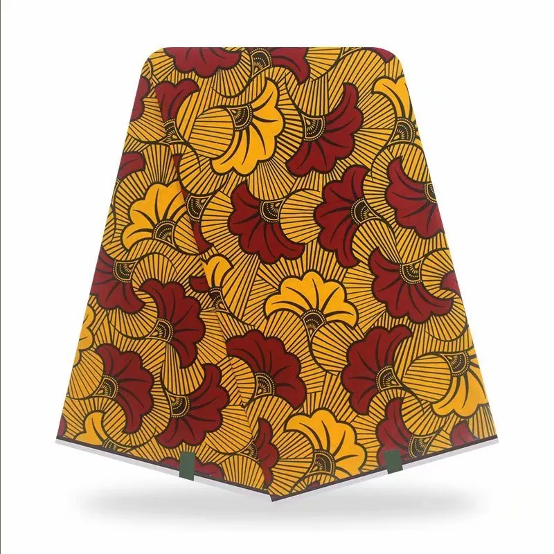 100% хлопок Африки Воск Ткань Высокое качество 2021 Новое поступление реальные воск 6